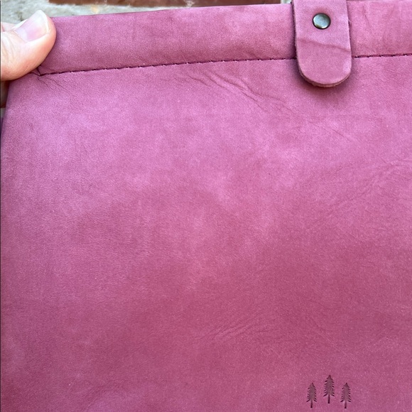 Portland Leather Goods Famed Framed Clutch in Foxglove - Picture 3 of 11